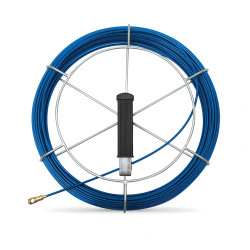 Tire fil de 30m bleu Ø3mm à embout interchangeable