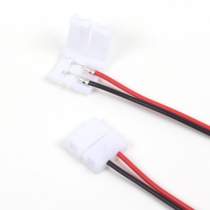 2 connecteurs à câbles pour ruban de 8mm - 2 broches