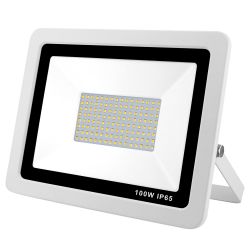 Projecteur 100W blanc à LED extra plat - 4000K - 8000 lumens - IP65