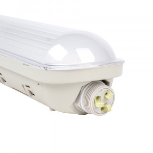 Réglette LED étanche traversante - puissance ajustable - 150cm