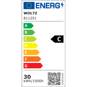 Projecteur LED extérieur à fixer 30W noir