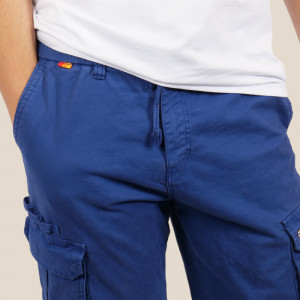 Pantalon Cargo bleu coupe droite FEROCE