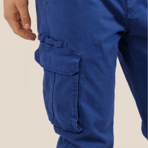 Pantalon Cargo bleu bas resserré FEROCE