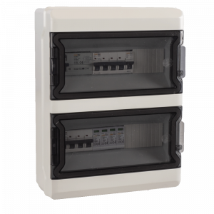 Coffret photovoltaïque AC 9kW triphasé avec interrupteur différentiel type B