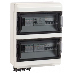 Coffret photovoltaïque DC 2 voies-AC 20kW triphasé avec interrupteur différentiel type B