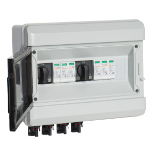 Coffret photovoltaïque DC 3 à 12kW double tracker