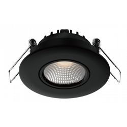 Spot noir encastré orientable LED 5W/7W RT2012/RE2020