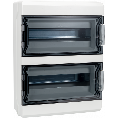 Tableau électrique étanche nu 2 rangées 13 modules