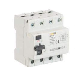 Interrupteur différentiel 3P+N 6kA, 25A 300mA type B